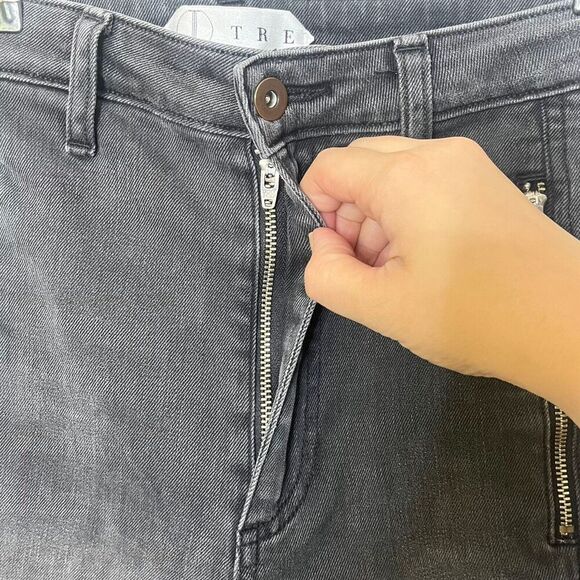 TRE by Natalie Ratabesi Tori Skinny Jeans Women’s Size 25 Black High Rise - Picture 10 of 12